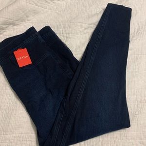 Spanx Jean-ish ankle leggings NWT